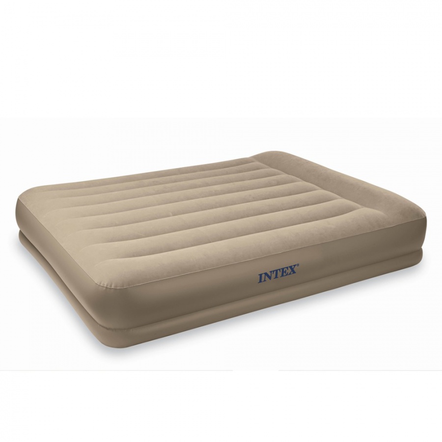 двуспальная надувная кровать rest bed intex